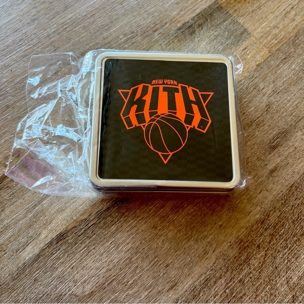 Kith x New York Knicks limited edition black coasters new in box FINALS CHAMP